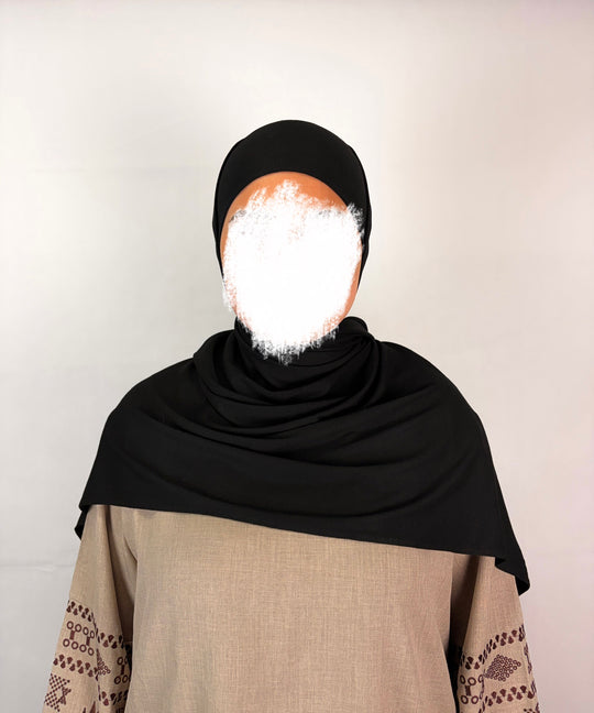 Hijab-Schwarz
