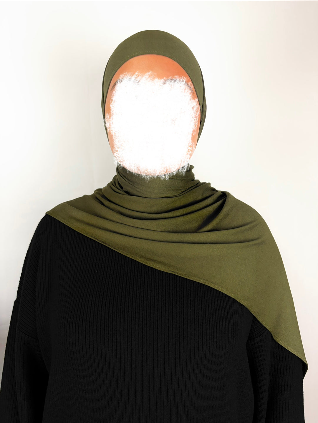 Hijab-Olivegrün